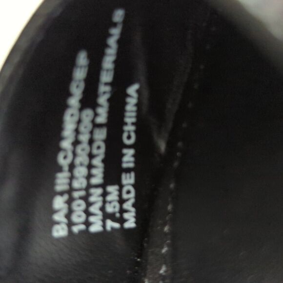 Bar III Black Patent Lace Up Stilettos - Pointed Toe -  Candace - 7.5M - Picture 9 of 10